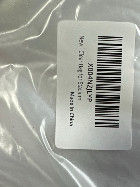 Condition photo showing New/Like New for HULISEN Clear Bag for Stadium Events, Clear Purses for Women Stadium Crossbody, Transparent Handbag for Concerts & Sports Fan A17