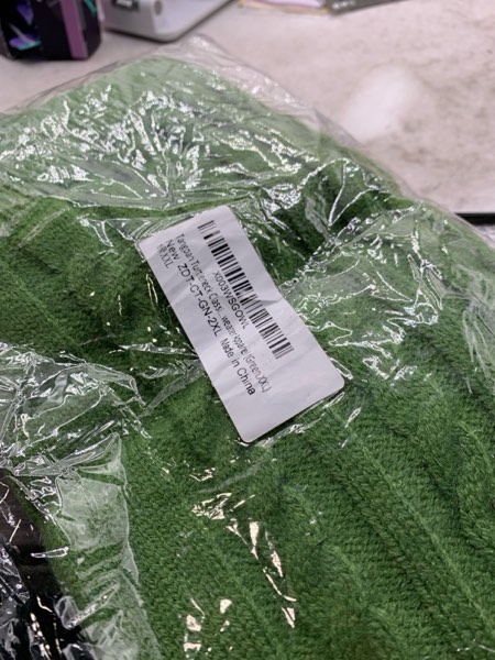 Condition photo showing New/Like New for Tangpan Turtleneck Classic Straw-Rope Pro Pet Dog Sweater Apparel (Green,XXL) 2X-Large (Pack of 1) Green