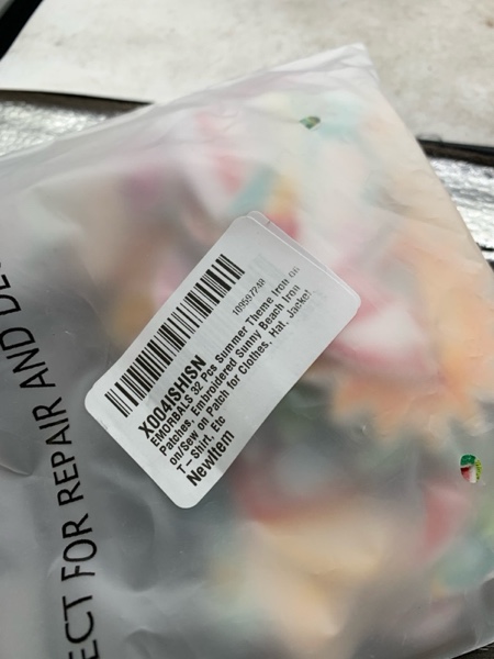 Condition photo showing New/Like New for EMORBALS 50 Pcs Boho Iron on Patches, Embroidered Positive Affirmation Iron on/Sew on Patch for Clothes, Hat, Jacket, T-Shirt, Etc Boho-Positive