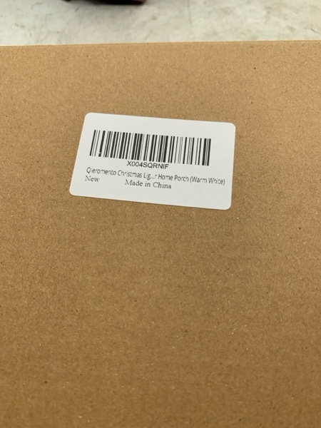 Condition photo showing New/Like New for Qieromento Solar Christmas Garden Flag with 8 Lighting Modes, Double-Sided 12x18 LED Snowman Yard Flag for Outdoor Winter Porch Lawn Decoration (Warm White)