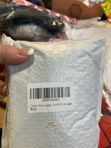 Condition photo showing New/Like New for Luggage Suitcase Replacement Wheels Set Suitcase Spinner Wheels 8Pcs PU Bearing Wheels-Install Dia 2in/50mm Width 0.63in/16mm with 2 Size Axles for Trolley Bag Drawbar Box Smooth Rolling Repair