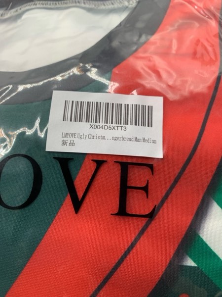 Condition photo showing New/Like New for LMYOVE Ugly Christmas Sweatshirt for Women Men Funny 3D Printed Sweatshirt Adult, Unisex Ugly Pullover