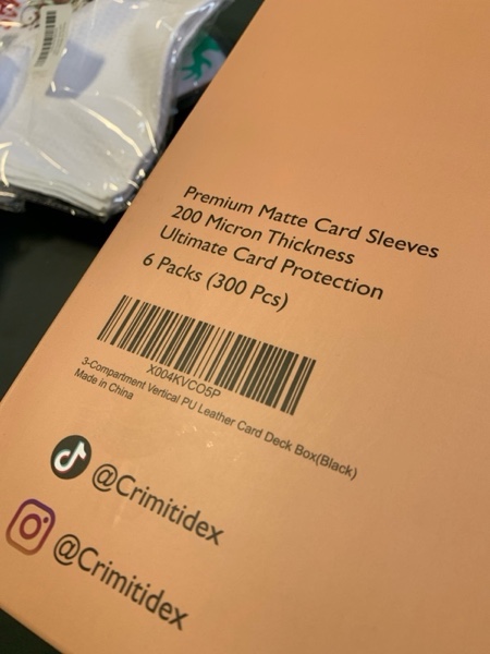 Condition photo showing New/Like New for Premium Matte Card Sleeves 200 Micron Thickness 6 Packs (300 Pcs) – Ultimate Card Protection (65 x 90mm – for 63.5 x 88mm Cards)