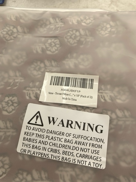 Condition photo showing New/Like New for TerraBliss Throw Pillow Covers 18x18 inch Set of 2,Fall Pillow Covers Floral Boho Deco Couch Cushion Case Linen Suitable for Sofa Chair Living Room Bedroom