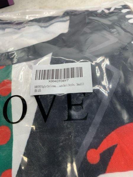 Condition photo showing New/Like New for LMYOVE Ugly Christmas Sweatshirt for Women Men Funny 3D Printed Sweatshirt Adult, Unisex Ugly Pullover