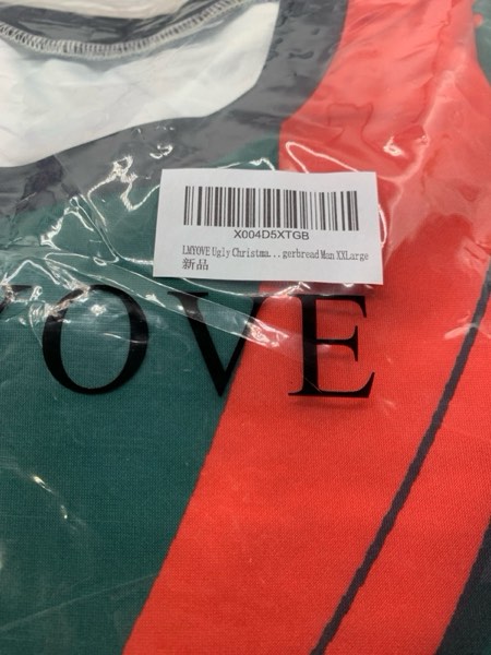 Condition photo showing New/Like New for LMYOVE Ugly Christmas Sweatshirt for Women Men Funny 3D Printed Sweatshirt Adult, Unisex Ugly Pullover