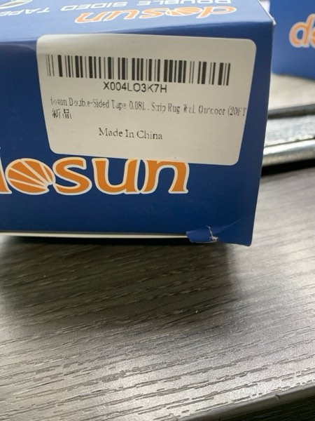 Condition photo showing New/Like New for dosun Double-Sided Tape, 0.08Inch Thick Heavy Duty Enhanced Transparent Adhesion Tape. 2 Rolls Reusable Mounting Tape, Nano Tape for Poster Carpet Picture Hanging Strip Rug Wall Outdoor (20FT)