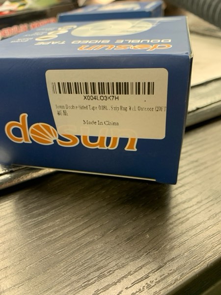 Condition photo showing New/Like New for dosun Double-Sided Tape, 0.08Inch Thick Heavy Duty Enhanced Transparent Adhesion Tape. 2 Rolls Reusable Mounting Tape, Nano Tape for Poster Carpet Picture Hanging Strip Rug Wall Outdoor (20FT)