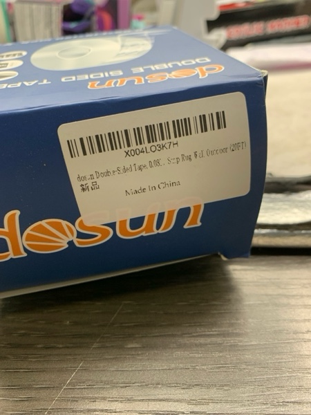 Condition photo showing New/Like New for dosun Double-Sided Tape, 0.08Inch Thick Heavy Duty Enhanced Transparent Adhesion Tape. 2 Rolls Reusable Mounting Tape, Nano Tape for Poster Carpet Picture Hanging Strip Rug Wall Outdoor (20FT)