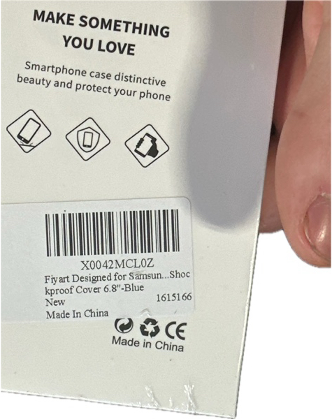 Condition photo showing New/Like New for Fiyart Designed for Samsung Galaxy S24 Ultra Case — Compatible with MagSafe Love Heart Plating Camera Protection, Clear Glitter Magnetic for Women/Girls, Shockproof Phone Cover Bumper (6.8", Blue)