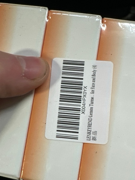 Condition photo showing New/Like New for LENKEYREND Lemon Turmeric Kojic Soap Fragrance, Honey Glow Lemon Turmeric Soap for Face and Body (4)