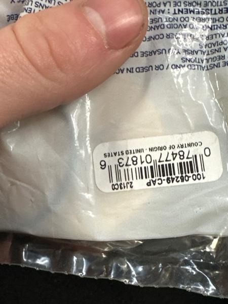Condition photo showing New/Like New for Leviton Replacement Cap with O-Ring for Floor Box Assembly, 5249-CAP