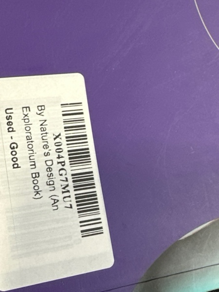 Condition photo showing New/Like New for By Nature's Design (An Exploratorium Book)