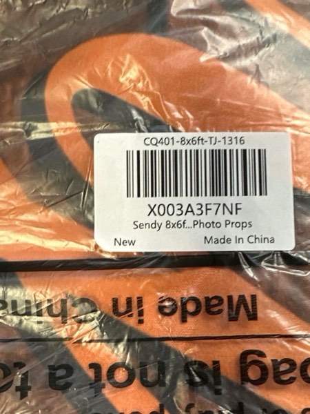 Condition photo showing New/Like New for Sendy 8x6ft Autumn Fall Happy Birthday Backdrop Rustic Wood Maple Leaves Pumpkin Photography Background Birthday Party Decorations Mexican Paper Fans Banner Photo Props