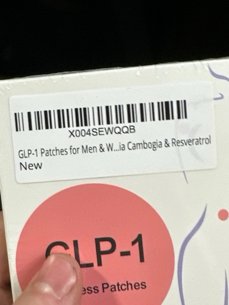 Condition photo showing New/Like New for GLP-1 Support Patches, Natural Ingredients, 60-Piece Cosmetic Patch for Women & Men – Ideal for On-The-Go Use