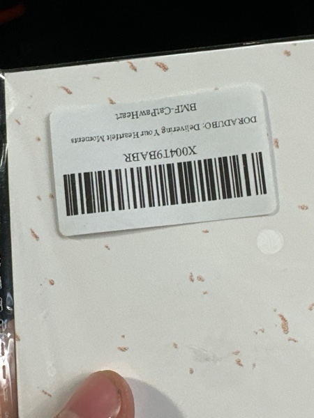 Condition photo showing New/Like New for Funny Birthday Card for Husband Boyfriend from Wife Girlfriend (Thanks for Being My Human) Cat Paw Heart