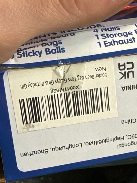 Condition photo showing New/Like New for Spider Bean Bag Toss Game, 3-1 Cornhole Board Outdoor Toys for Kids, Family Party Activity Toddler Yard Backyard Beach Lawn Party Camping Game Toys for 3 4 5 6 7 8 Year Old Boys Girls Birthday Gift Red&Spider