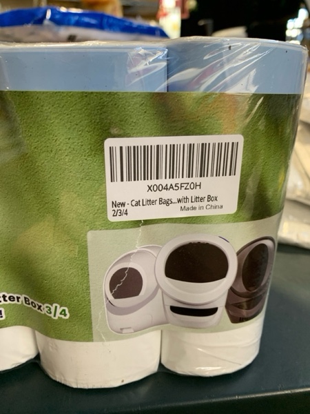 Condition photo showing New/Like New for 120 Count Waste Bags For Robot 4 and 3, Litter Box Liners For Automatic Cat Litter Box, Cat Litter Box Liners Waste Bags Replacement (120 Count) 1 Count (Pack of 120)