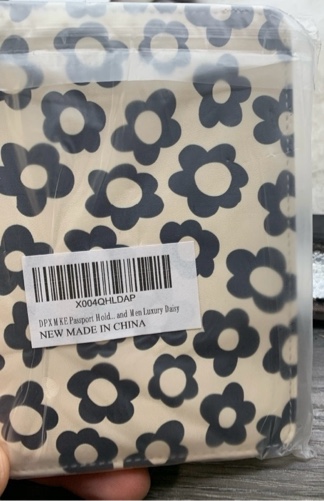 Condition photo showing New/Like New for DPXMKE Passport Holder for Women and Men Luxury (Daisy)