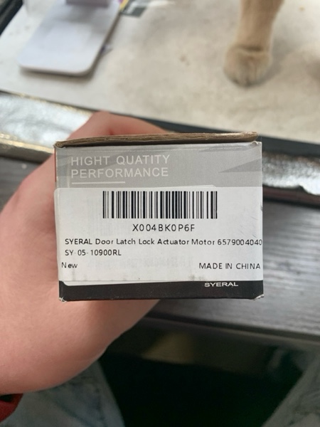 Condition photo showing New/Like New for SYERAL Door Latch Lock Actuator RL Rear Left Driver Side Latch Motor Compatible with Toyota Tacoma 2005-2015 Replaces 6579004040