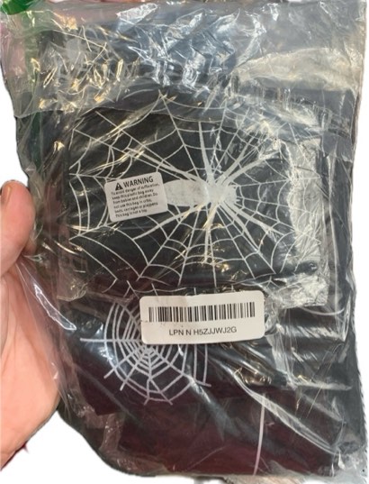 Black Halloween Spider Web