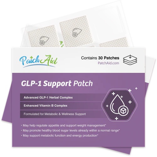glp-1 support patches for women,60 count patch cosmetic,natural ingredients patch (pack of 2)