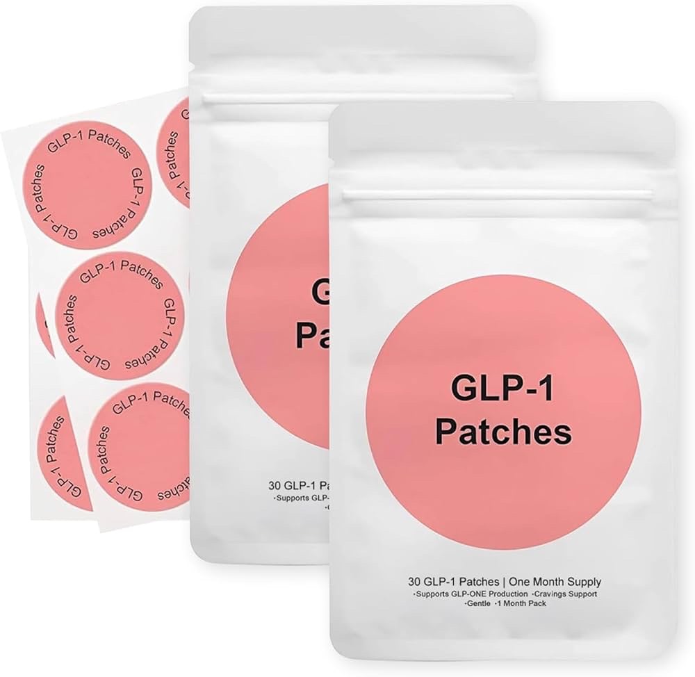 glp-1 support patches for women,60 count patch cosmetic,natural ingredients patch (pack of 2)