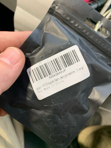 Condition photo showing New/Like New for 1PCS Magnetic Seam Guide for Sewing Machine,New Upgraded Multi-Purpose Tool Polygonal Strong Magnetic Gauge,Polygonal Multifucntional Seam Guide Hemmer with Scale Sewing Accessories?Orange? Orange1