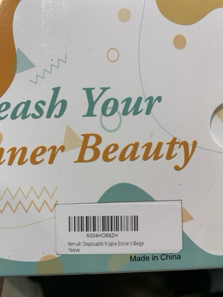 Condition photo showing New/Like New for Nimiah Disposable Nipple Stickers Lift - 20 Pairs Satin Breast Petals for Women Invisible Thin Boob Lifting Pasties for Dress Tops Nude