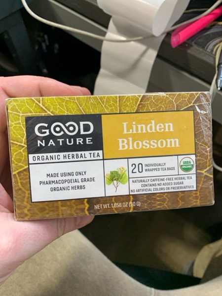Condition photo showing New/Like New for Good Nature Linden Blossom Organic Tea 20 Bag(S)