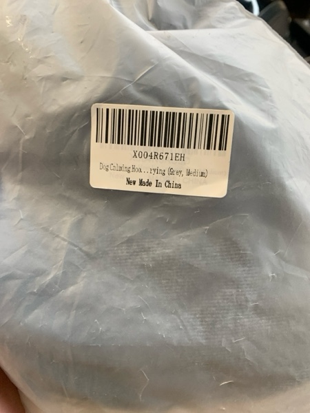 Condition photo showing New/Like New for Nanaki Dog Calming Hoodie Ear Wraps for Dogs, Ear Protection Dog Fireworks Ear Head Muffs Dog Warp Anxiety Relief, Dog Hematoma Ear Wrap, Dog Head Cover The Grooming and Force Drying Dog Ear Protector Medium LightBlue