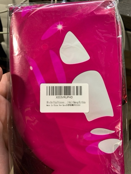 Condition photo showing New/Like New for 9Pcs Hot Pink Princess Foil Balloon Silver Disco Ball Balloons Girl Head Balloons Photo Prop For Bachelorette Theme Party Decorations Box Photo Booth Backdrop Pink Girl Adult Makeup Birthday