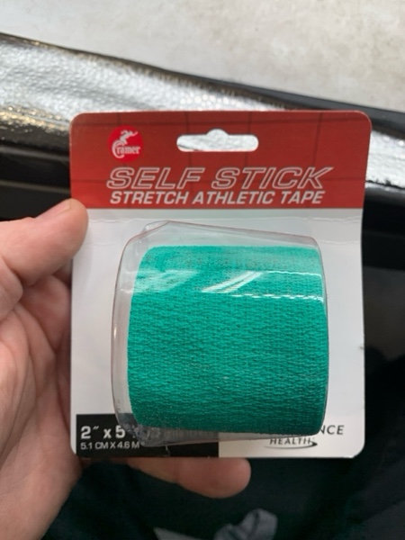 Condition photo showing New/Like New for Cramer Eco-Flex Cohesive Tape  5 Yard Roll  Teal  2