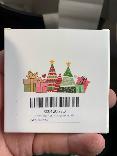 Condition photo showing New/Like New for Retirement Gift - Retirement Gifts for Women, Men - Retired Ornament - Retired Gifts for Coworker, Boss, Employee, Teacher, Nurse - Ceramic Christmas Ornament Keepsake - Christmas Tree Ornaments - A Happy Retirement a