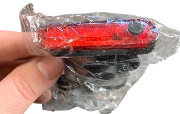 Condition photo showing New/Like New for LED bicycle rear light