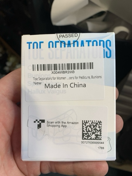 Condition photo showing New/Like New for Toe Separators for Women and Men, Gel Toe Spacers for Pedicure and Foot Alignment, Comfortable Foot Care for Bunions and Overlapping Toes