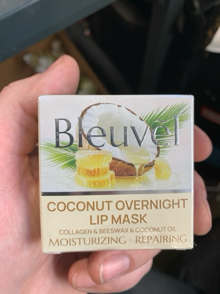 Condition photo showing New/Like New for Bleuvèl Beeswax Overnight Lip Mask – Moisturizing & Nourishing Lip Balm with Collagen, Beeswax & Coconut Oil, Built-in Applicator, Sleeping Lip Mask