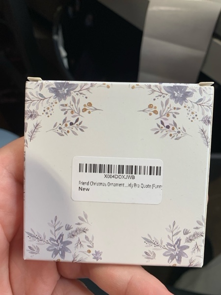 Condition photo showing New/Like New for Brand A Good Friend is Like a Good Bra - Friendship Ornament, Bra Quote (Funny)