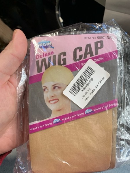 Condition photo showing New/Like New for 2 PCS Latex Bald Cap for Men Women Bald Head Wig Cap Costume Cosplay Makeup Accessories Beige