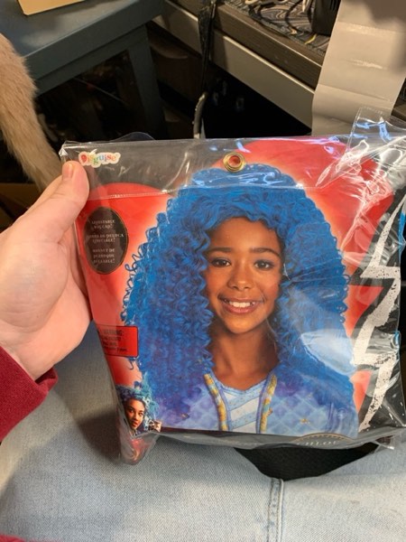 Condition photo showing New/Like New for Disguise Descendants Chloe Wig, Official Disney Descendants The Rise of Red Costume Accessory