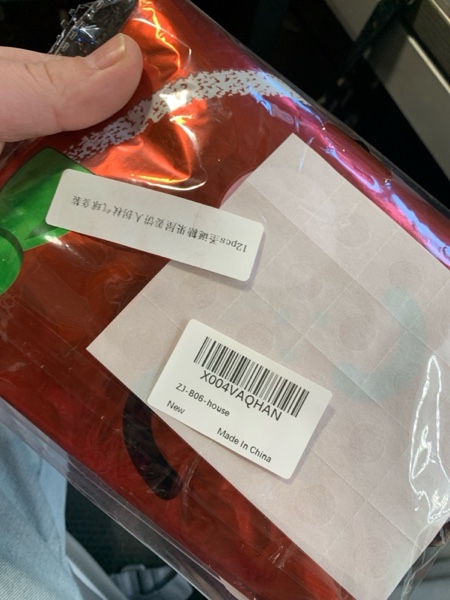 Condition photo showing New/Like New for Gingerbread Man & Gingerbread House Foil Party Balloons, Merry Christmas Balloons, Christmas Balloons for New Year Eve Holiday Festival Birthday Party Decorations (Gingerbread House)