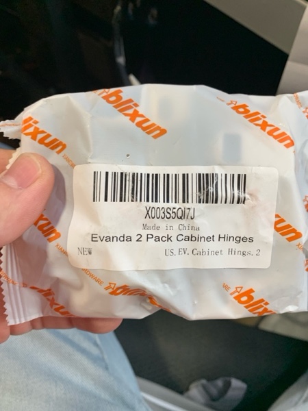 Condition photo showing New/Like New for Cabinet Hinges 20 Pack (10 Pair), Evanda Stainless Steel Overlay Soft Close Hinges for Kitchen Cabinets, 1/2 inch Self Closing Door Hinges with Mounting Screws, Damper-3 Way Adjustability E.20pack