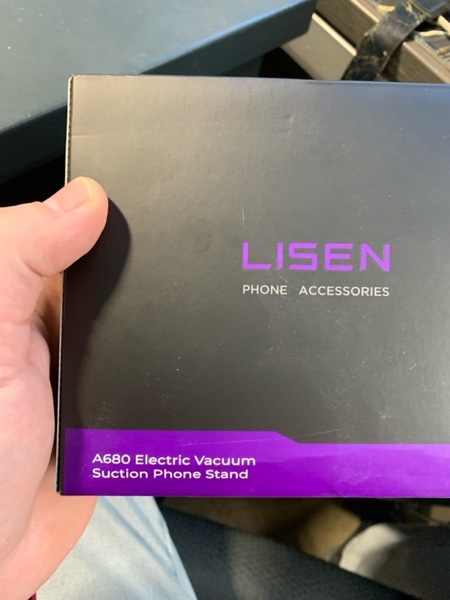 Condition photo showing New/Like New for LISEN Electric Retractable Car Phone Mount, iPhone Vacuum Electric Suction Cup Phone Mount, Suction Cup Magnetic Phone Holder, only for Mirror, for iPhone 17 Pro Max Plus 16 15 ~ X, Samsung Galaxy S25