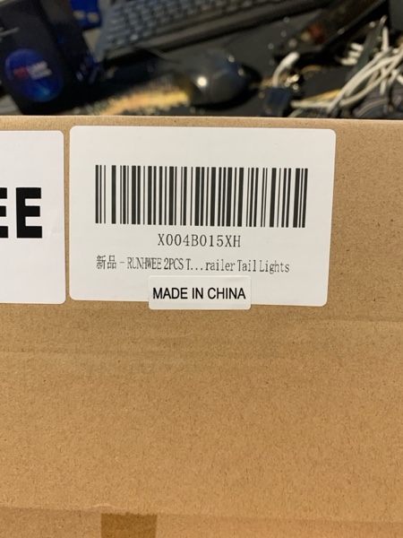 Condition photo showing New/Like New for LED Trailer Lights with Brake Stop Turn - RV Camper Tail Lights w/Red Reflex Reflector, Waterproof DOT Certified, Durable Design (Pair)
