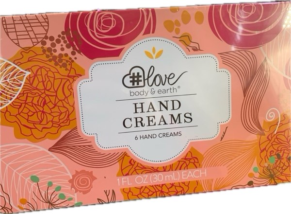 Condition photo showing New/Like New for BODY & EARTH # LOVE Hand Cream for Women Hand Lotion Set — Travel Size Hand Cream Gifts for Women, Thanksgiving Day/Christmas Day Gifts (Red)
