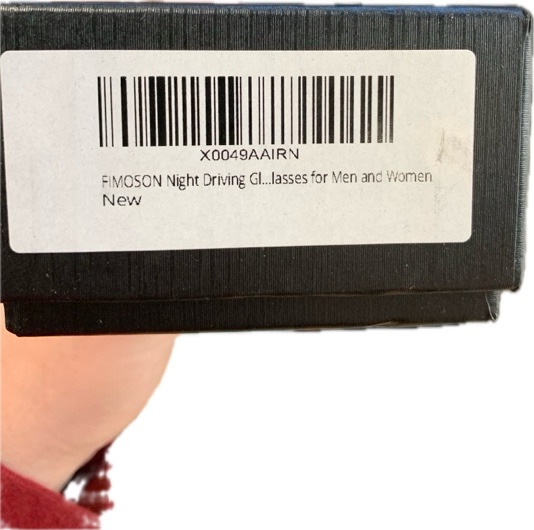 Condition photo showing New/Like New for Night Driving Glasses for Men/Women — Fit Over Sunglasses Anti Glare Polarized HD Night Vision Glasses (A04 Black Oval Frame/ Yellow Night Vision Lens)