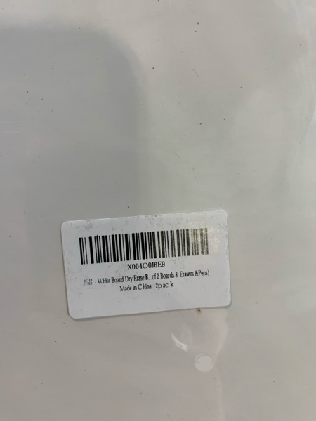 Condition photo showing New/Like New for White Board Dry Erase Boards — Classroom Pack Mini White Boards — 9" x12” Double Sided Personal Whiteboards for Students Teachers School Supplies Lapboards (Set of 2 Boards & Erasers &Pens)