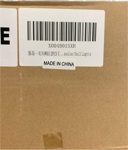 Condition photo showing New/Like New for LED Trailer Lights with Brake Stop Turn — RV Camper Tail Lights with Red Reflex Reflector, Waterproof DOT Certified, Durable Design (Pair)