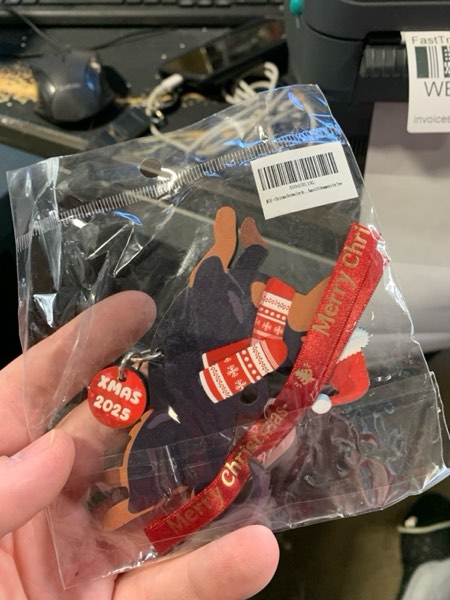 Condition photo showing New/Like New for Christmas Dachshund Ornaments 2025, Dachshund Ornament for Christmas Holiday Party Decor, Cartoon Dog Xmas Ornament for Home Decor, Xmas Gift Ornaments for Tree