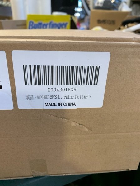 Condition photo showing New/Like New for LED Trailer Lights with Brake Stop Turn - RV Camper Tail Lights w/Red Reflex Reflector, Waterproof DOT Certified, Durable Design (Pair)